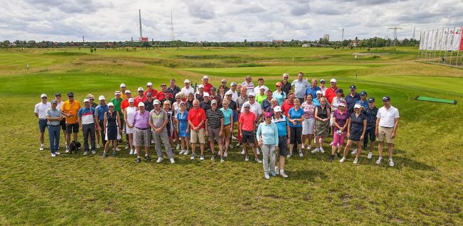 Teilnehmerfeld beim Preis des Präsidenten des Golfclub Halle 2021