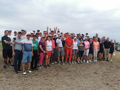 Teilnehmerfeld beim Preis des Präsidenten des Golfclub Halle 2022