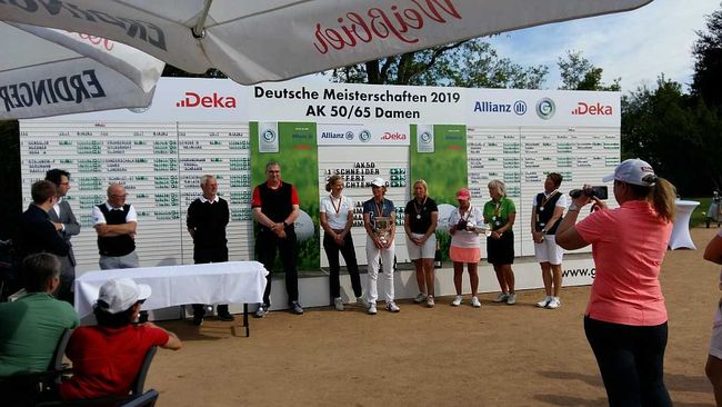 Siegerfoto der Deutschen Meisterschaft 2019 der Seniorinnen AK50/65